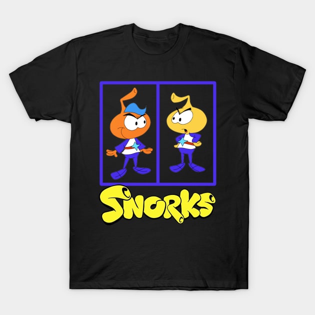 Snorkland Wonders Relive the Colorful World and Memorable Interactions of the Snorks Film on a Tee T-Shirt by Frozen Jack monster